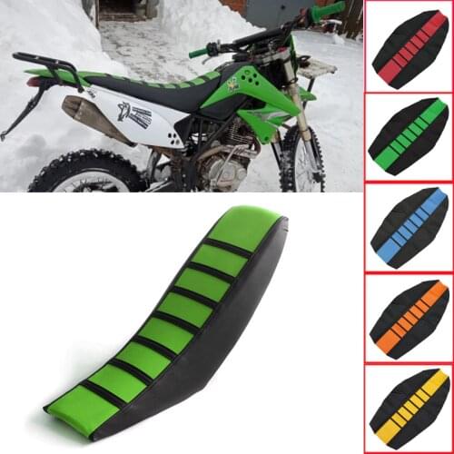 2020 Motorcycle Striped Rubber Soft-Grip Gripper Soft Seat Cover For Honda crf 250 l M SL230 XR230 XR250 XR400 XR125 xr 250 400
