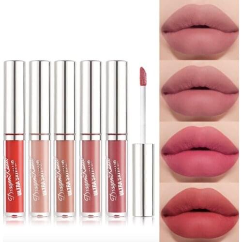 Lipgloss Pigment Batom Liquido Matte Ink Velvet Repulpent Crayon A Levres Colageno Labios Kit De To Make Lip Gloss Shiner Pack