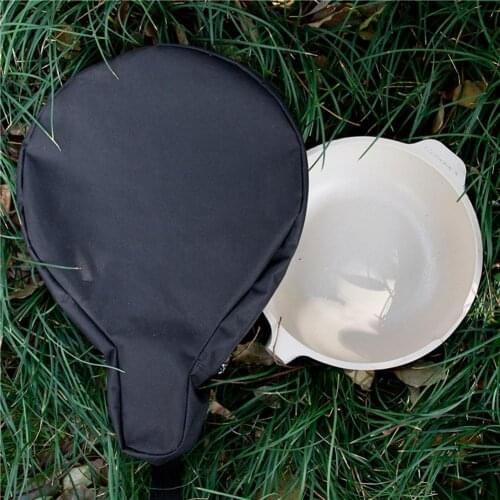 Large Skillet Bag Lightweight Waterproof Oxford Frying Pan Case For Outdoor Camping Kitchen Frying Pan Carry Bag 30X43X7cm