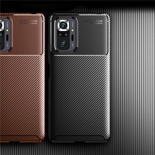 For Redmi Note 10 Pro Case Soft Silicon Rubber Shockproof Back Cover Phone Case For Xiaomi Redmi Note 10 Pro Max