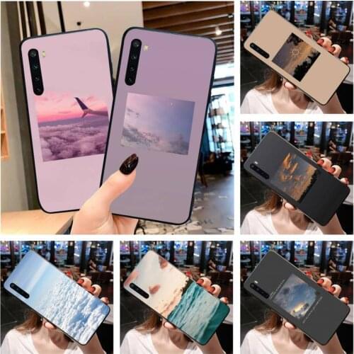 Art Prints Blooming Sky Clouds Phone Case For OPPO Realme 6 Pro Realme C3 5 Pro C2 RENO2-Z A11X