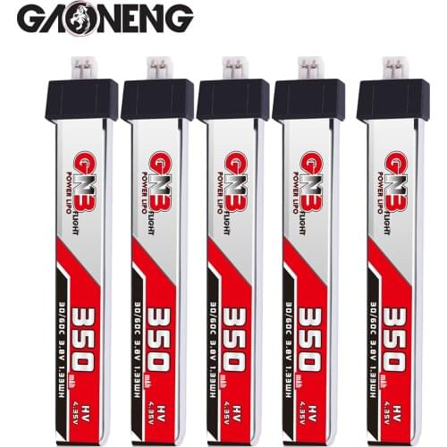 Gaoneng GNB 350mAh 3.8V 7.6V 30C 50C1S 2S PH2.0 XT30 Lipo Battery for Micro RC FPV Racing Cine Whoop BetaFPV Drone Quadcoper