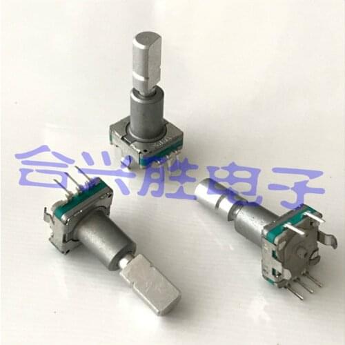 EC11 encoder 30 positioning car audio navigation volume switch shaft length 22.5mm diameter 6MM push switch stroke 1.5MM