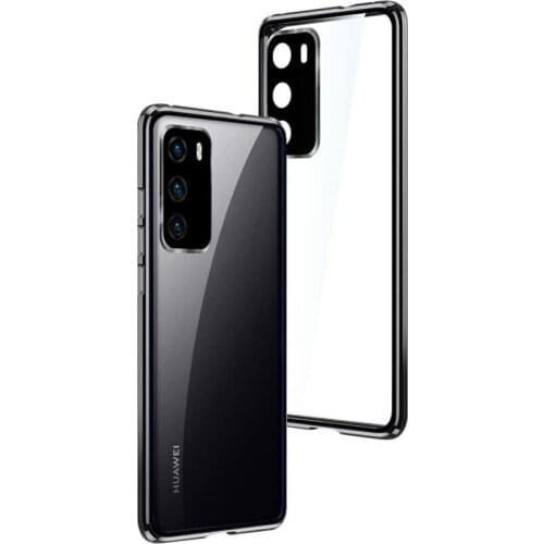 Magnetic Case for OPPO A92S A93 A54 A74 A94 A95 ACE2 A11 A9 A5 A93s 5G Cover Double Side Tempered Glass + Camera Protection Case