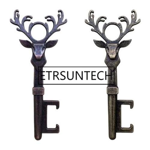Metal Deer Head Bottle Opener Retro Creative Key Beer Opener For Christmas Party Gift And Favor