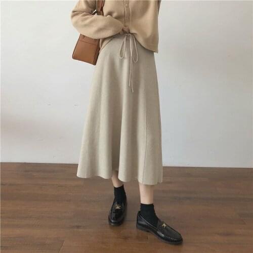 Mrza Gtxe Women's Knitted Skirts