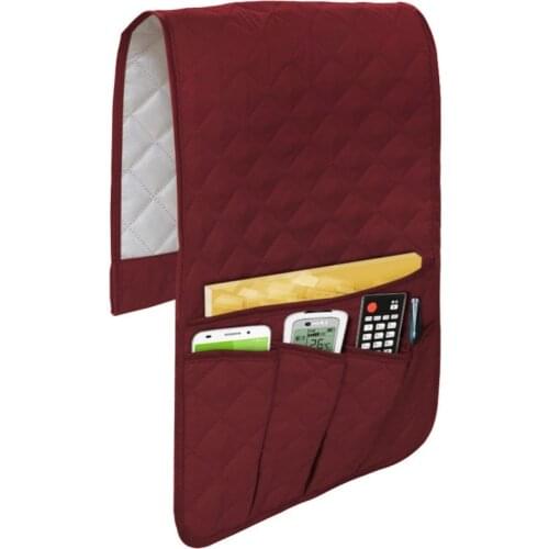 Godery Non-Slip Sofa Couch Armrest Organizer, TV Remote Control Holder, Armchair Caddy for Phone, Books, Magazines