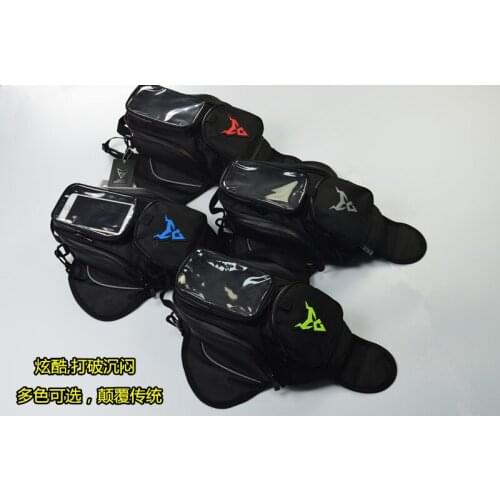 New Motorcycle tank bag big screen motorbike oil fuel tank bag Magnetic Motorcycle Oil Fuel Tank Bike saddle bag motorcycle bag