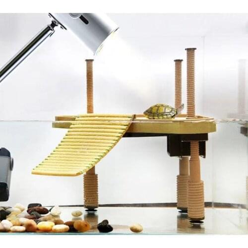 Turtle Island Climbing Basking Platform Turtle Frog Floating Island Aquatic Pet Reptile Supplies Turtle Tank Aquarium Ornament