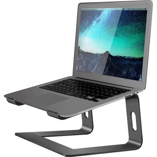 Laptop Stand Holder Aluminum Stand Portable Laptop Stand Holder Desktop Compatible with 10 to 15.6 Inches Notebook Computer