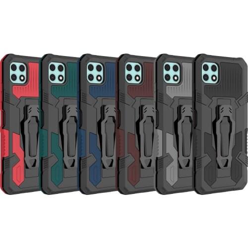 Drop resistance Armor Belt Clip Cover For Samsung Galaxy A22 Case Shockproof Case For Galaxy A52 A72 A12 A32 A42 A51 A71 5G M32