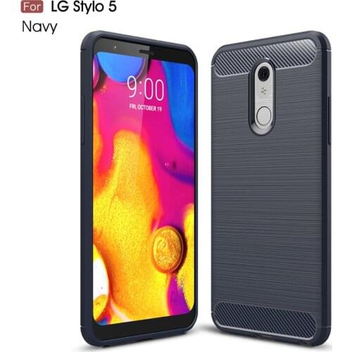 Silicone Case For LG Stylo 5 Q Stylus Q7 Q6 Plus Soft Cover For LG V50 ThinQ V40 V30 V30s G6 G7 on LG K40 Brushed