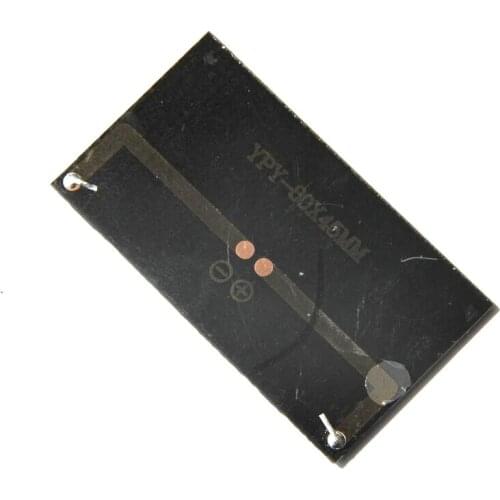 BUHESHUI Mini 0.5W 6V Polycrystalline Solar Cell Module DIY Solar Panel Charger For 3.7V Battery Study Epoxy 80*45*3MM 10pcs/lot