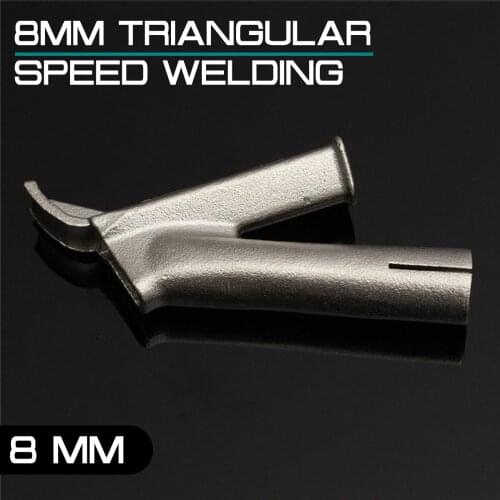 8mm Triangular Speed Welding Nozzle Triangular Welding Tip For Polypropylene Polythene Plastic Welding