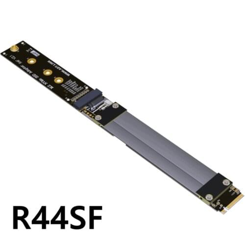 M.2 for NVMe SSD Extension Cable Solid Drive Riser Card R44SF/R24SF M2 to PCI-Express 3.0 X4 PCIE 32G/bps M Key Extender