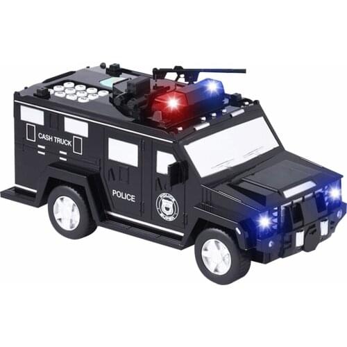 Smart Music Password Banknote Car Toy Piggy Bank with Light Electronic Money Bank Toy Car NSV775