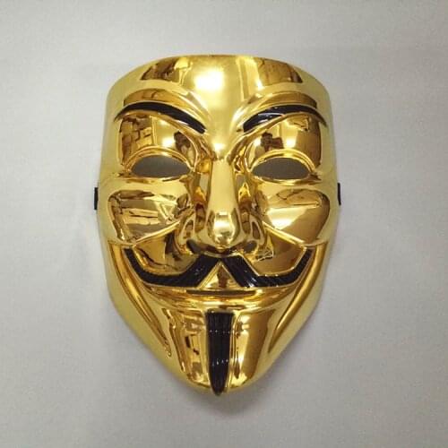 1pc Party Cos Masks V for Vendetta Adult Mask Anonymous Guy Fawkes Carnival Masks Adult Accessory Party Cosplay