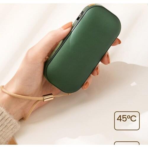 USB Rechargeable Hand Warmer Heater Powerbank 5000mAh Pocket Poverbank Portable Charger for Samsung iPhone 12 Xiaomi Power bank