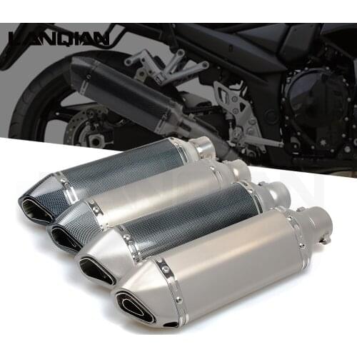 36mm-51mm Motorcycle Accessories Exhaust Pipe Moto Bike Pot Escape Exhaust Sport Exhaust For Yamaha Honda Kawasaki Ducati