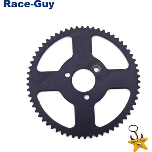 Steel Black 25H 62 Tooth Rear Chain Sprocket For 2 Stroke 47cc 49cc Chinese Mini Moto Minimoto Pocket Bike
