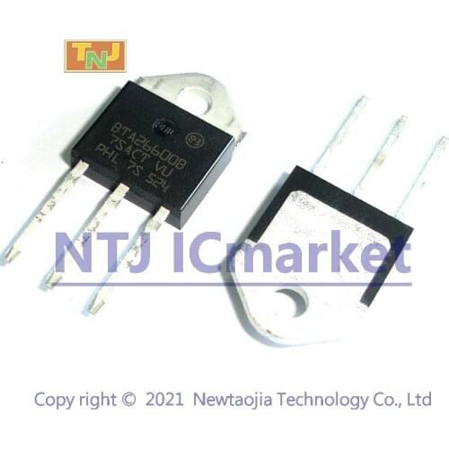 10 PCS BTA26-600B TO-247 BTA26-600 BTA26600B 25A standard and Snubberless triacs
