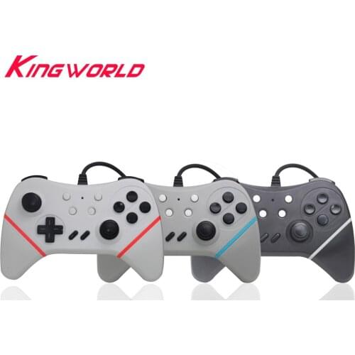 10pcs Wired USB Changeable Color Strips Pro Controller Gamepad for S-w-i-t-c-h Console and PC