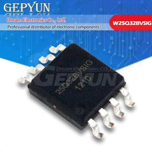 10PCS W25Q32BVSSIG SOP-8 W25Q32 SOP 25Q32BVSIG SMD W25Q32BVSIG 25Q32
