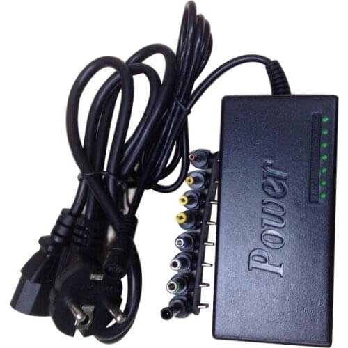 96W Multi-function Universal AC DC Power Adapter Charger 12V-24V Adjustable Laptop