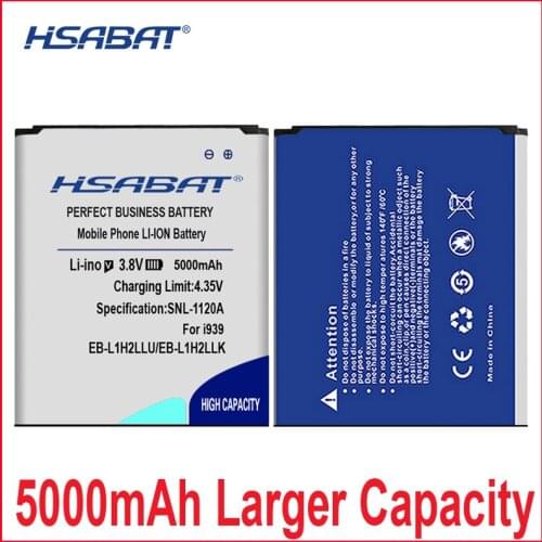 HSABAT 5000mAh EB-L1H2LLU EB-L1H2LLK Battery for Samsung i939 4G LTE E210S E210K i9260 i9268 Express 2 G3815 G3818 G3819 G3812