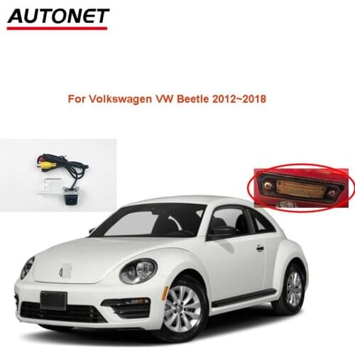 Autonet car rear view camera For Volkswagen VW Beetle 2012~2018 Backup HD Camera license plate camera