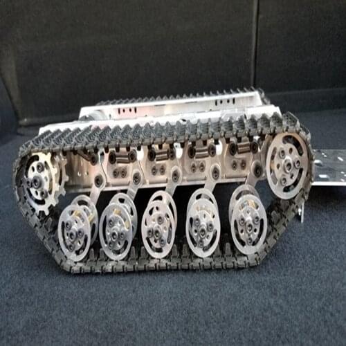 Tank chassis smart car crawler chassis Wi-Fi car shock absorption chassis smart car chassis