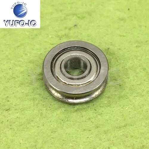 Free Ship 5pcs 3D Printer Extruder Accessory U-Shaped Groove Guide Wheel Pulley Bearing with U Groove 604u 4*13*4
