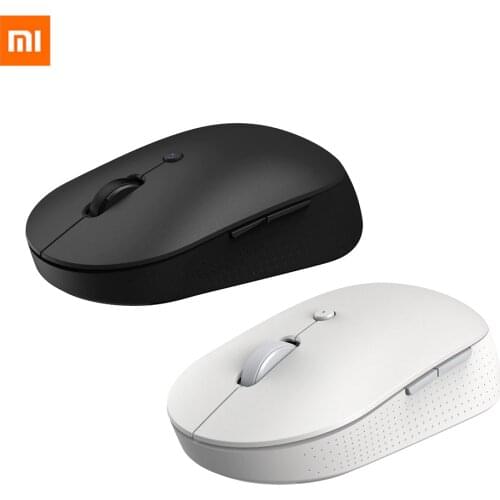 Xiaomi Mi Wireless Bluetooth Dual-Mode Mouse Silent Ergonomic Bluetooth USB Protable Mini Mute Mice For Laptop Computer Office