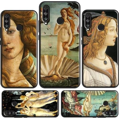 Sandro botticelli Renaissance art Case For Huawei P20 Lite P40 P30 Pro P Smart Y7 2019 Nova 5T Mate 10 20 Lite Honor 8X 9X