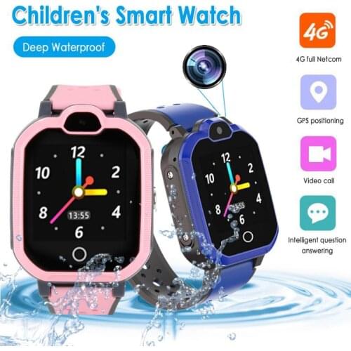 2021 New 4G Childrens Smart Watch SOS Phone Watch Smartwatch For Kids With Sim Card Photo Waterproof Kids Gift For IOS Android