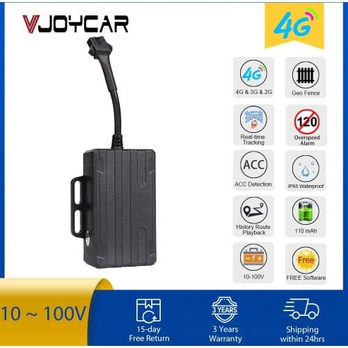 Real 4G Motorcycle GPS Tracker LK210 ACC Detection 10-100V Cut off Oil Remote Car Security Alarm Vehicle GPS Locator Free APP