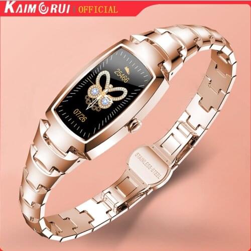 Kaimorui 2021 Fitness Tracker, Smart Watch For Women, Digital Watch with Heart Rate, Blood Pressure, Activity Tracker Wristband