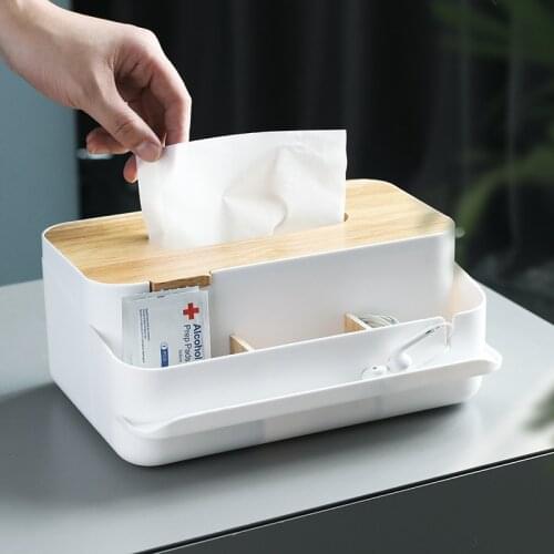 Tissue Box Home Decor Napkin Holder for Car Desktop Kitchen Office Paper Dispenser Storage Box Cover NJ73019