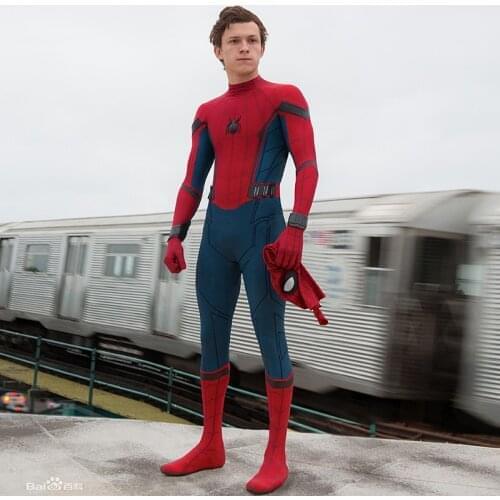 Homecoming Costume Halloween cosplay Superhero Jumpsuit Fancy Peter Parker Costume Bodysuits for Boys Adult/Kids