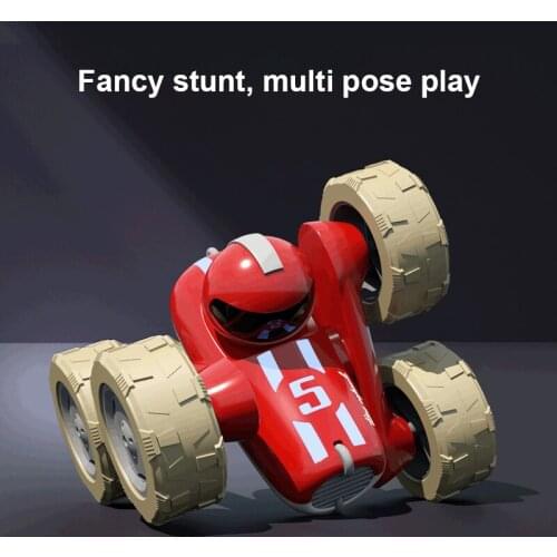 New 2.4g Rotary Two-sided Car Remote Control Stunt Car Tipping Car Toy Twist Car Children Remote Control Car