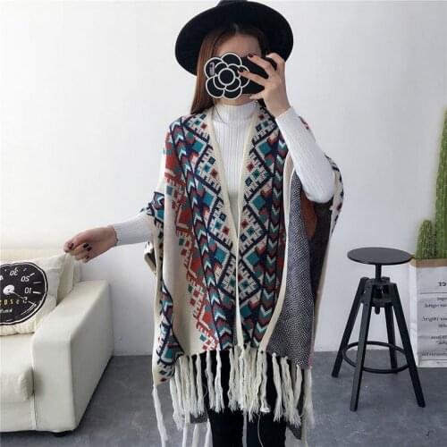 Bohemian national style shawl blanket, scarf, Cape, cloak, coat, shawl blanket, blanket