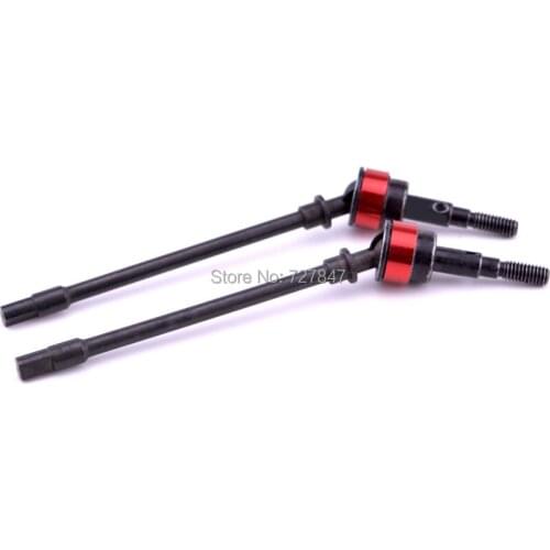 1:10 Hard Steel Front Axle CVD Drive Shaft for 1/10 RC Car Axial SCX10 Upgrade Option Parts Hop-Up 2PCS