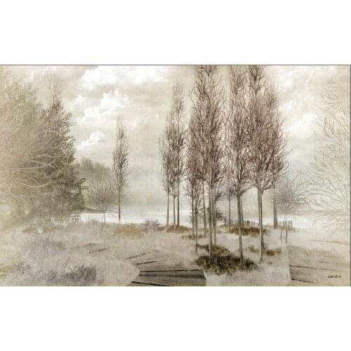 Custom photo wallpaper, forest landscape murals for the living room sofa TV background wall paper papel de parede