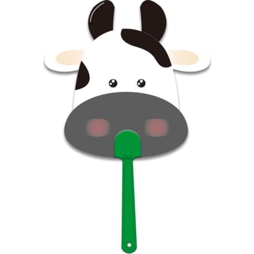 Custom theme cute plastic hand fans birthday party favors summer PP portable fan