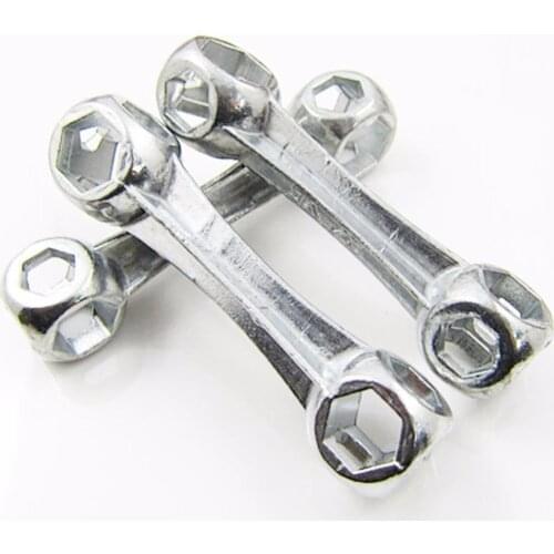 10 in 1 Durable Bicycle Bike Repair Tool Bone Shape Torque Wrench With 10 Hexagon Holes