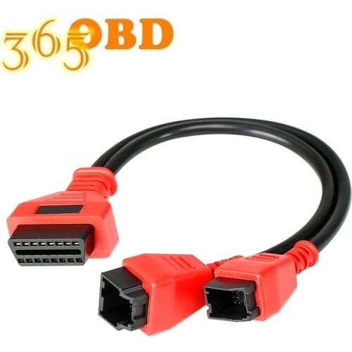 For Chrysler programming cable 12+8 connector 10PCS/lot FCA 12+8 For Chrysler Universal Adapter Cable Adapter for AUTEL