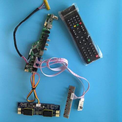 For M220EW01 V0 Resolution 1680X1050 22" 4 lamps 30pin kit LCD Interface USB Digital Signal AV TV card Controller Board
