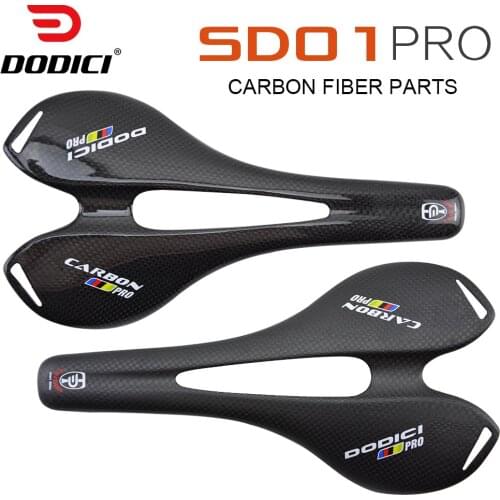 DODICI Carbon Fiber Saddle Mountain Road Bicycle Saddle Carbon Fiber Bike Saddle MTB Cycling Seat Seat 3K matte/glossy bike part