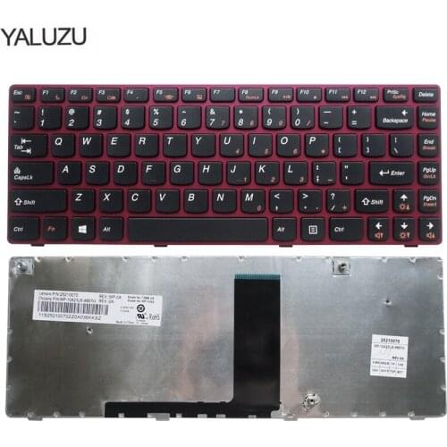 US red New English Replace laptop keyboard For Lenovo V480 V480A V480SA V380 V480 v385 v380s V480S V485 v380a