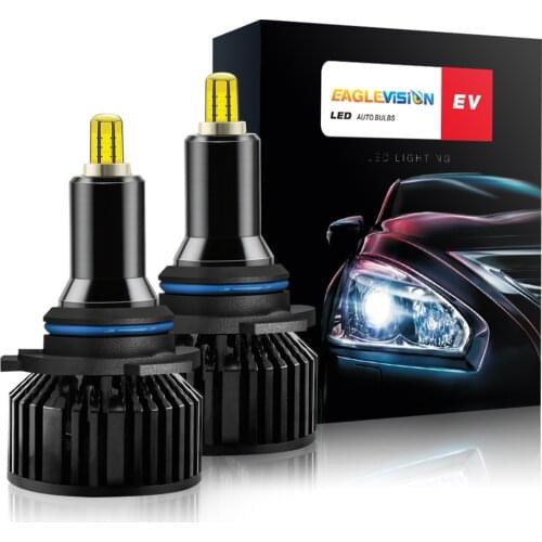 2Pcs H7 60W 6000K 18000LM HB3 9005 HB4 H11 9012 HIR2 LED Headlight Bulb 6 Sides White Canbus 360 degree Auto Lamp Accessories